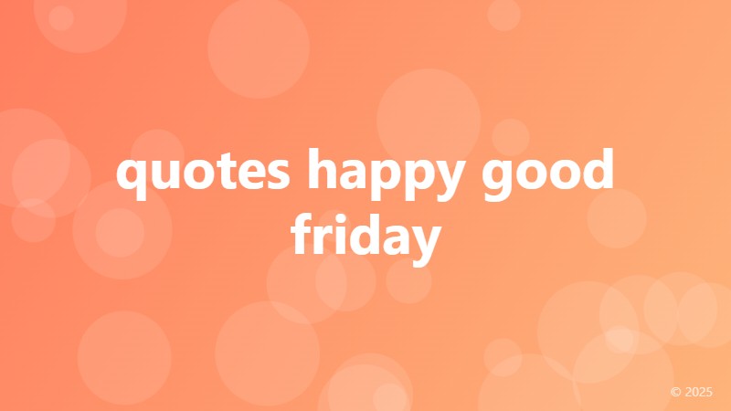 quotes happy good friday