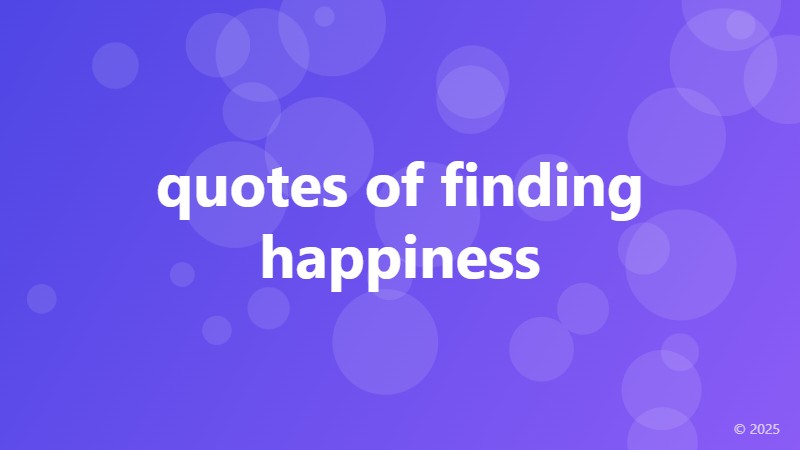 quotes of finding happiness