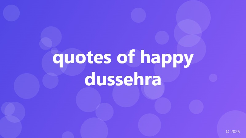 quotes of happy dussehra